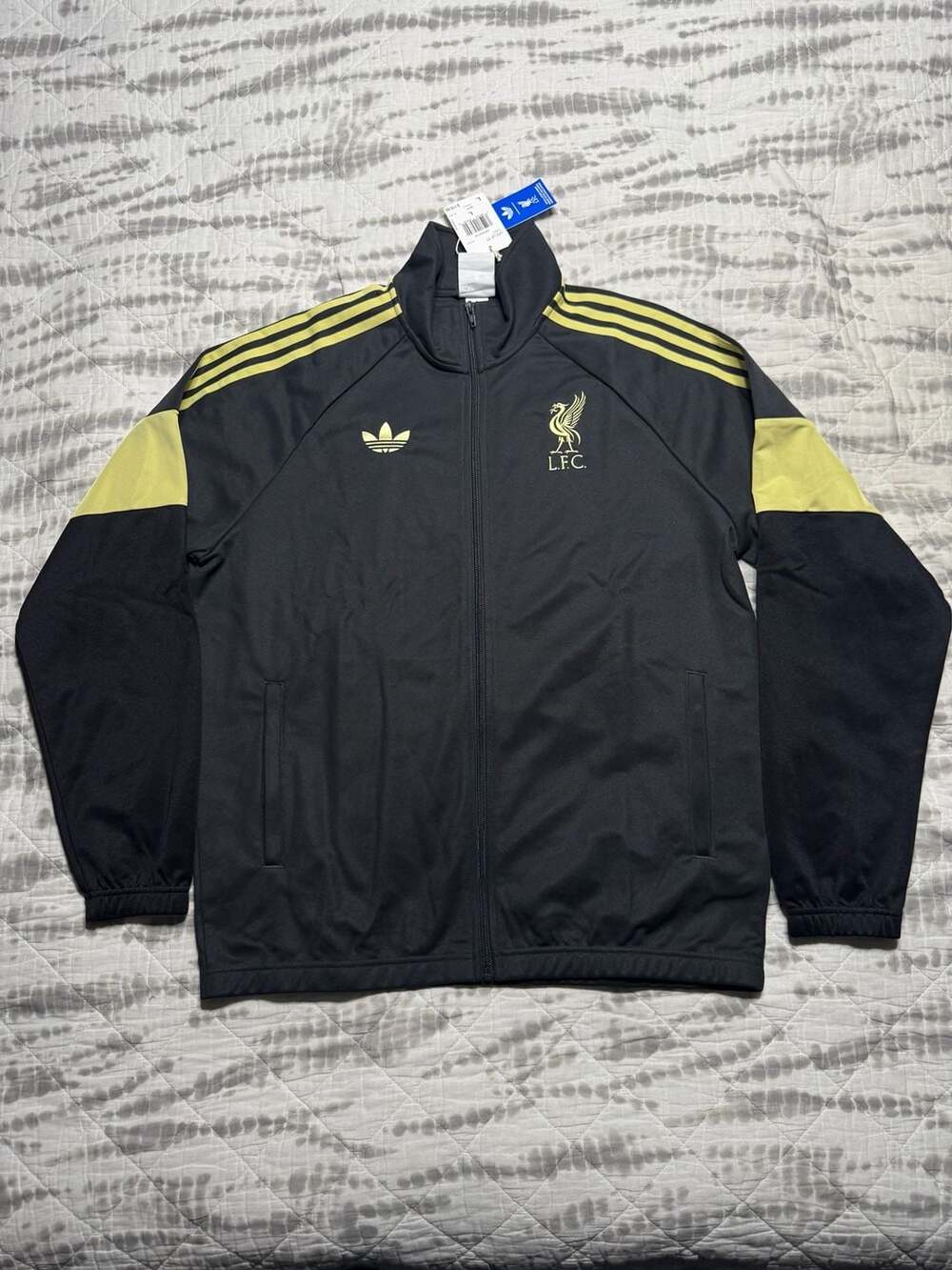 Adidas Liverpool FC LFSTLR Track Jacket Carbon Size XXLarge Men’s KC7802